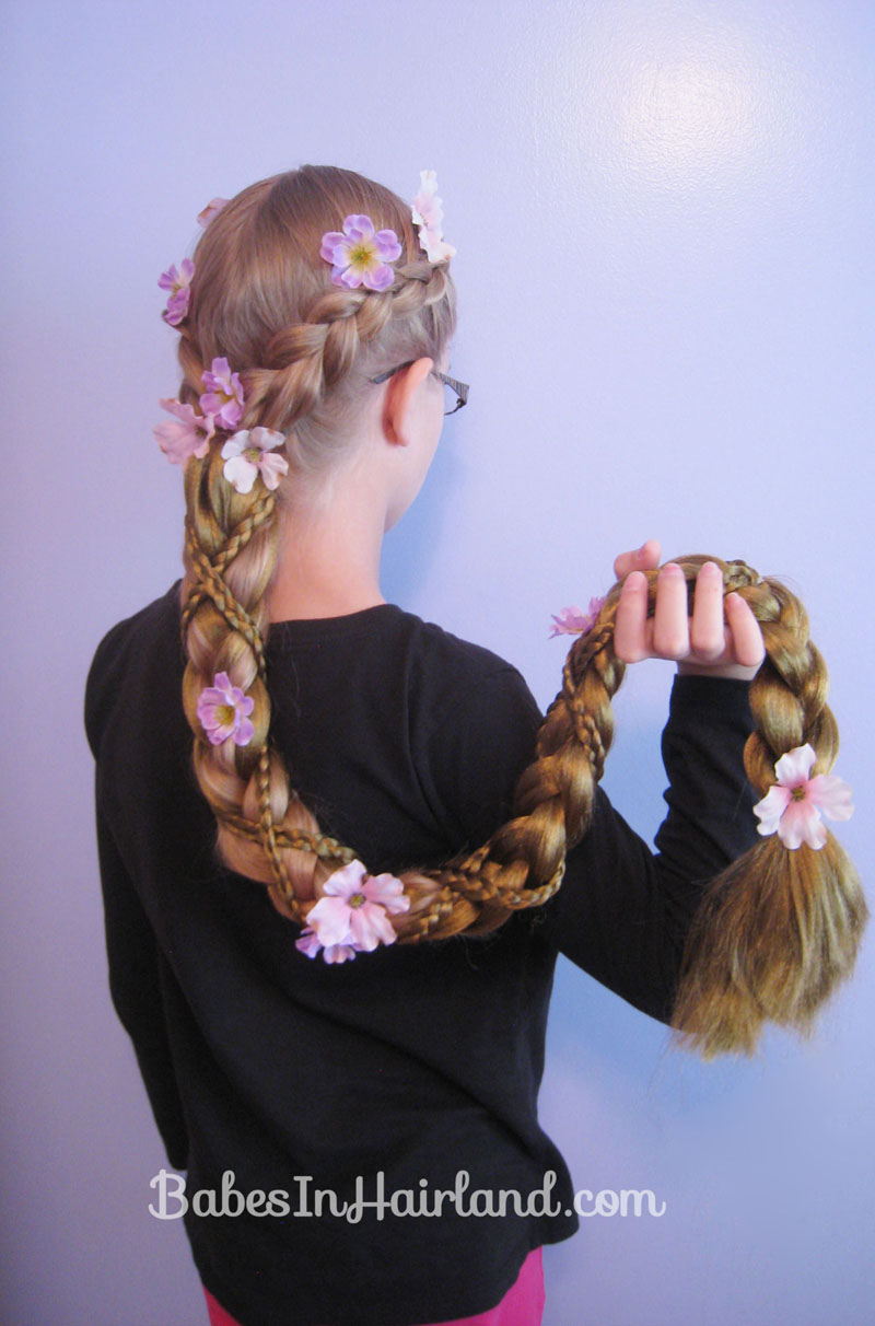 Rapunzel Hair Tutorial - Using Extensions - Babes In Hairland
