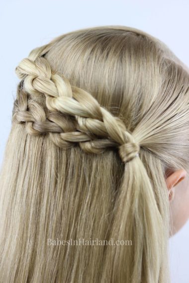 Create beautiful braids with this new 3 strand knot braid technique from BabesInHairland.com #braid #knots #hair #hairstyle #tutorial #beauty