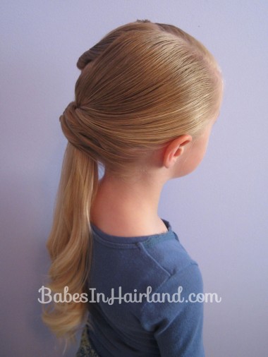 Triple Flipped Ponytail Hairstyle from BabesInHairland.com