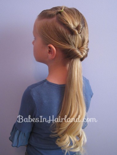 Triple Flipped Ponytail Hairstyle from BabesInHairland.com