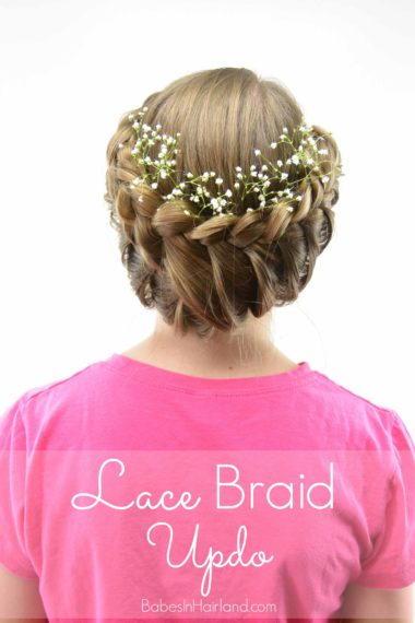 Lace Braid Updo | Wedding Hair | BabesInHairland.com #hair #lacebraid #hairstyle #bridal #wedding