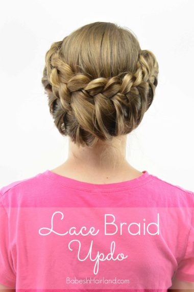 Lace Braid Updo | Wedding Hair | BabesInHairland.com #hair #lacebraid #hairstyle #bridal #wedding