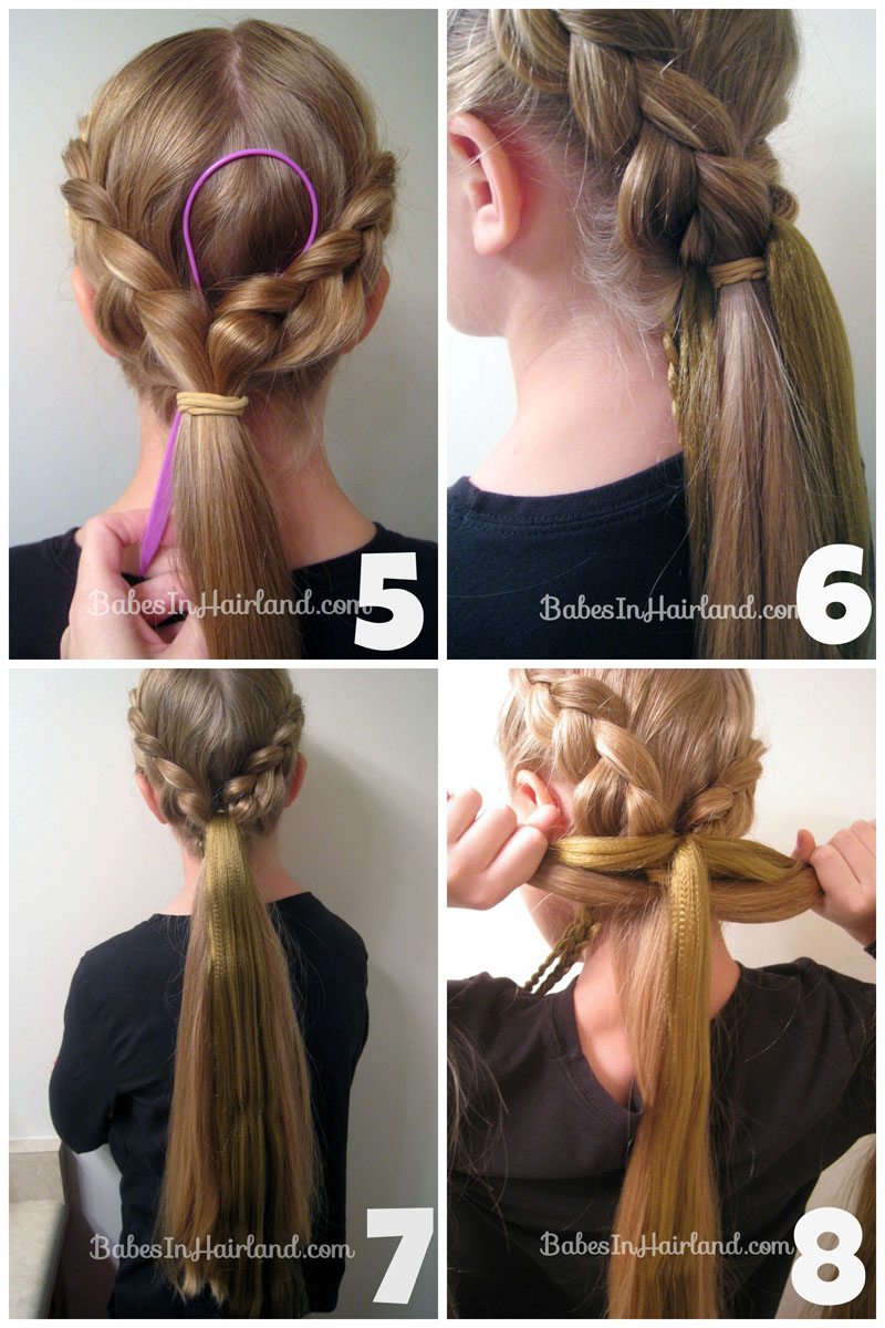 Rapunzel Hair Tutorial Using Extensions Babes In Hairland