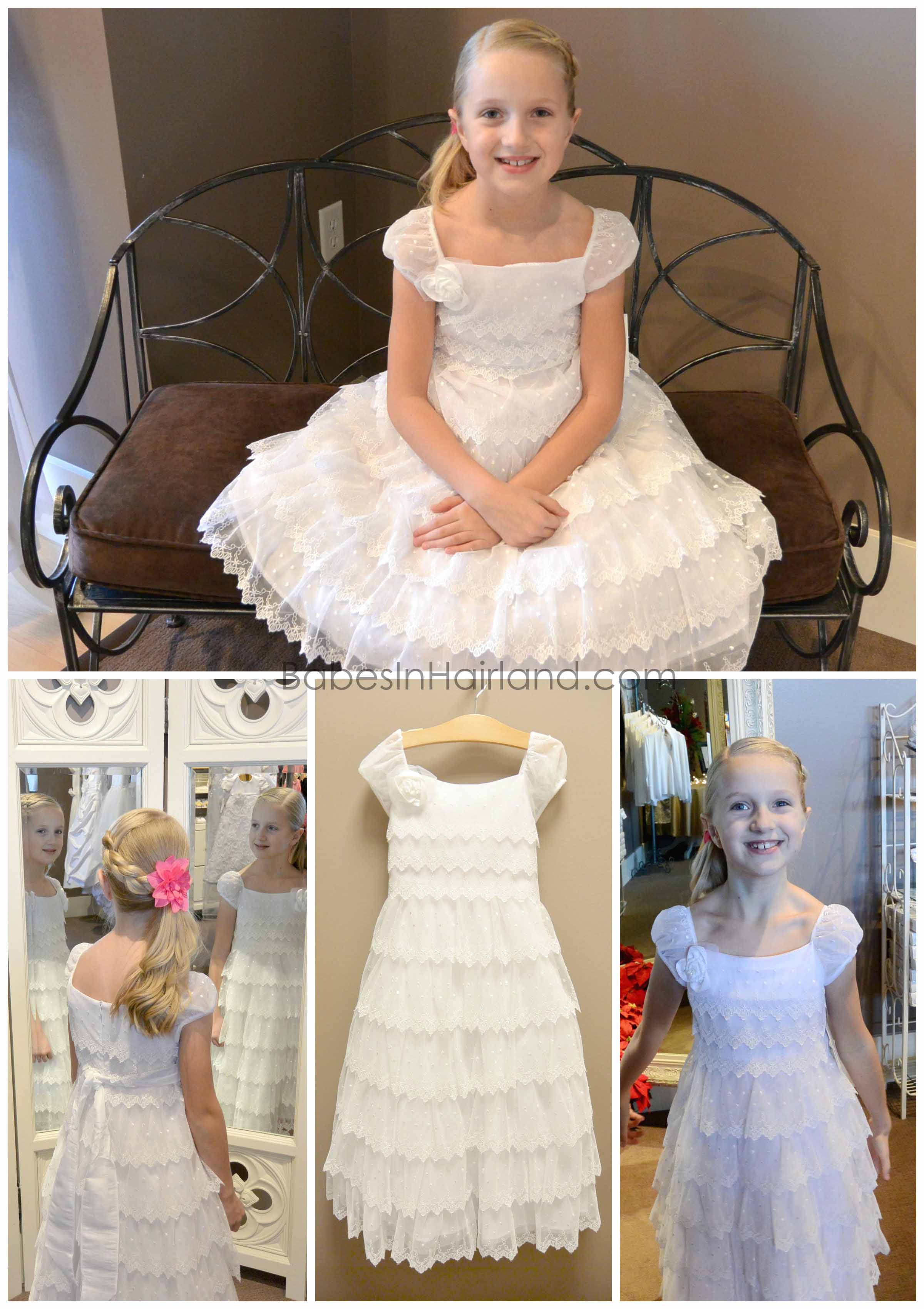 white elegance baptism dresses