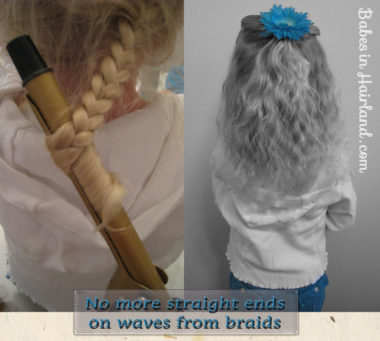 No More Straight Ends of Waves from Braids (1)