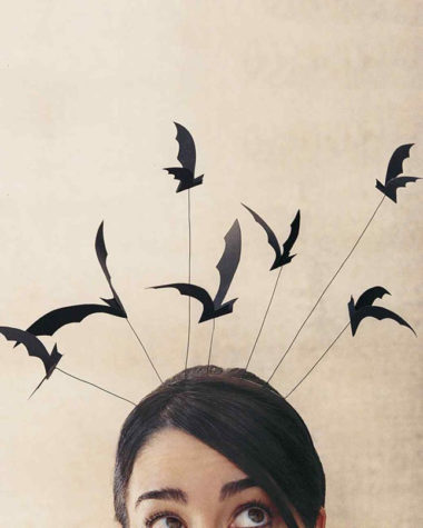 Bat Headband for Halloween #halloween #bat #headband #hair