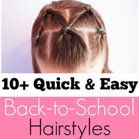 10+ Quick and Easy Back-to-School Hairstyles