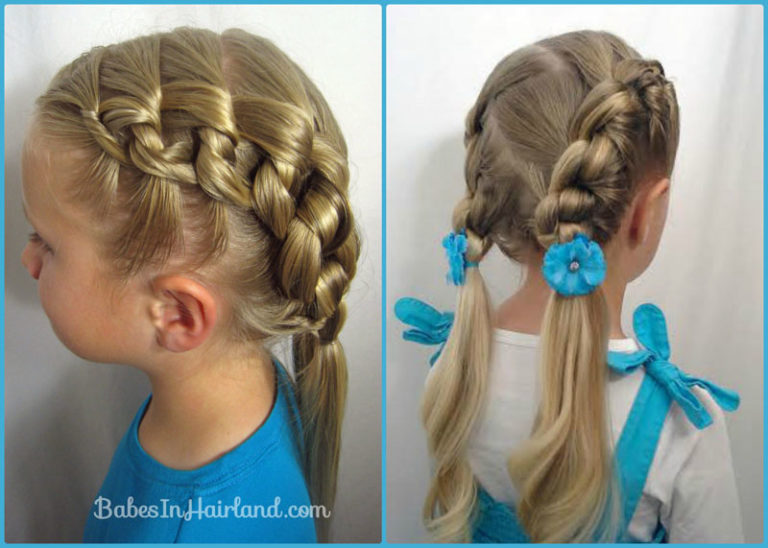 Chunky Knot Hairstyle - Babes In Hairland