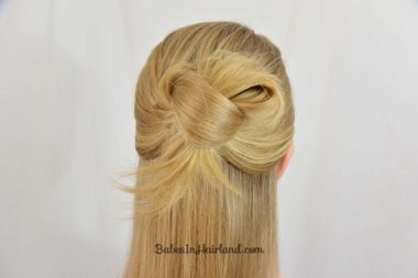 Easy 1 Minute Hairstyle | BabesInHairland.com