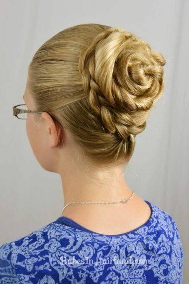 Swept Up Braided Bun from BabesInHairland.com