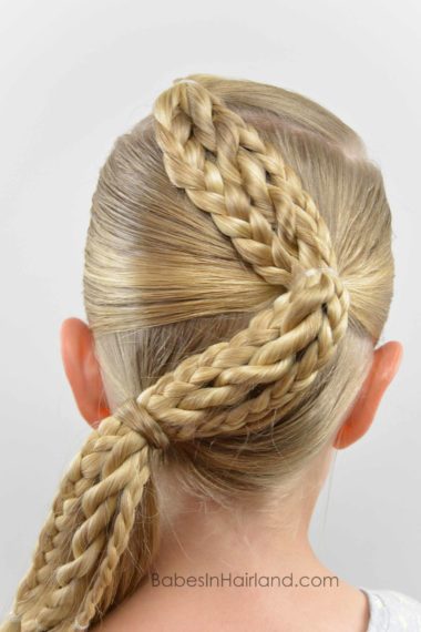 Sikk Sakk Fletter fra BabesInHairland.com #hair #braids #hestehale # frisyrer