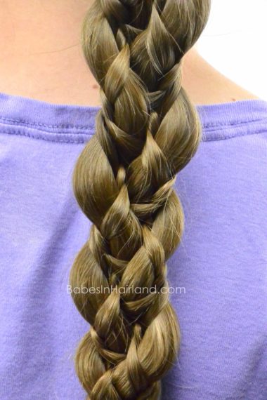 Easy Braided Hairstyle for Summer - Babes In Hairland