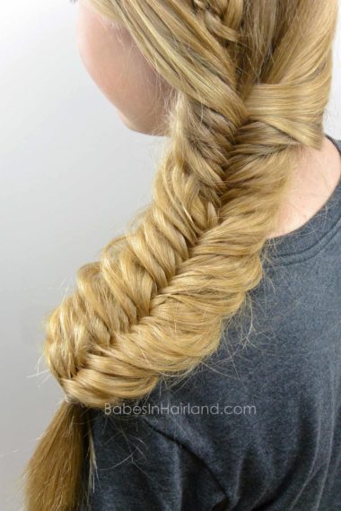 Feather Braided Fishtail Combo - Babes In Hairland
