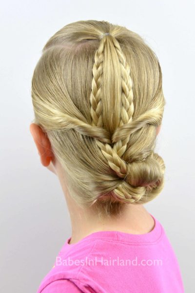 Easy Braided Updo - Babes In Hairland