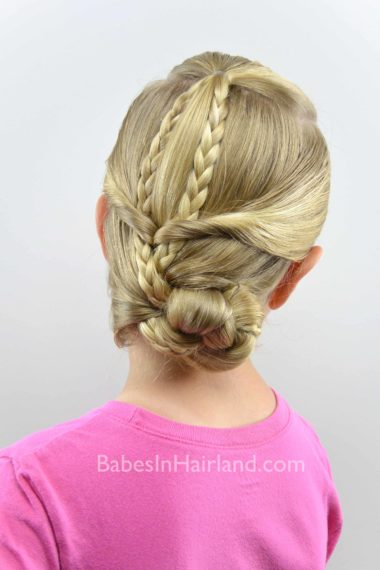 Easy Braided Updo from BabesInHairland.com #updo #braids #weddinghair #bridalhair