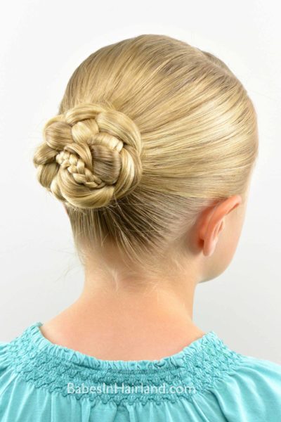 Micro Braid Striped Bun | Back-to-School Style - Babes In Hairland