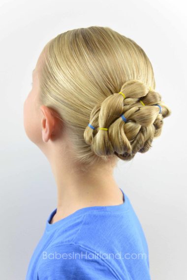 Banded Bun from BabesInHairland.com #bun #hairstyle #hair