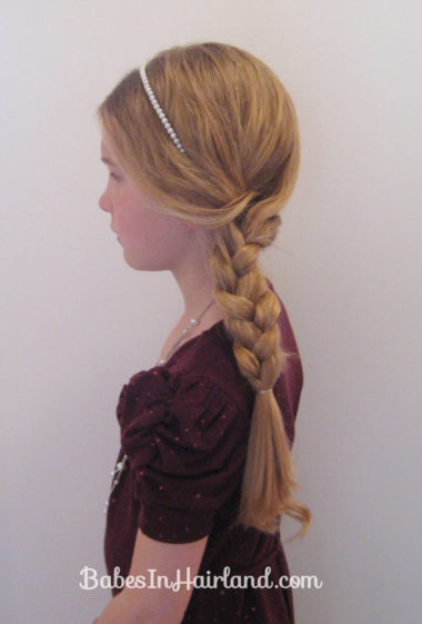 Slightly Messy Loose Side Braid (15)