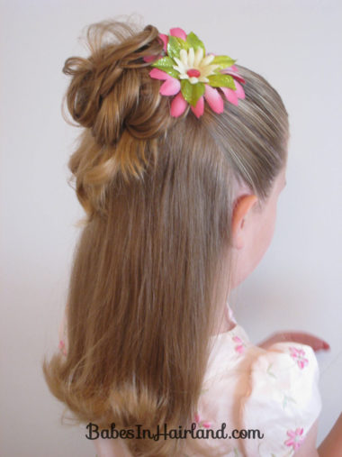 Half Up Messy Bun (4)