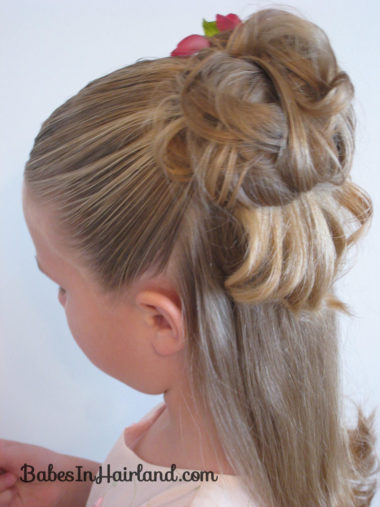 Half Up Messy Bun (3)