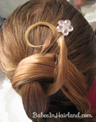 Curvy-Swirvy New Year's Updo - Babes In Hairland