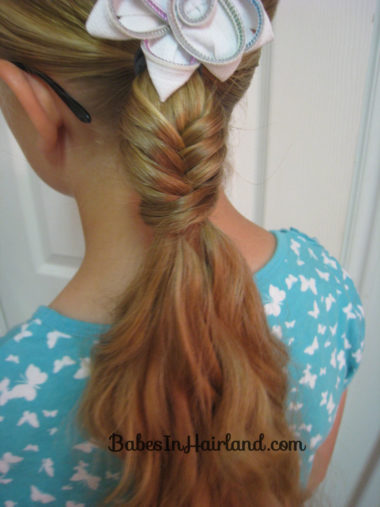 Quick Fishbone Braid Hairstyle (3)