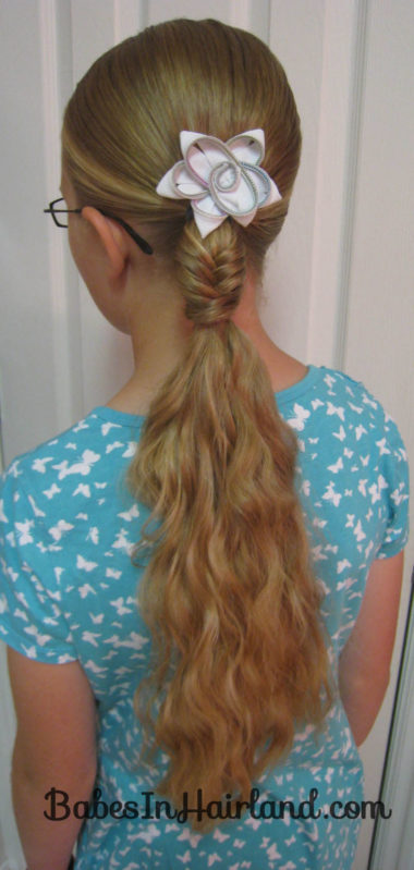 Quick Fishbone Braid Hairstyle (2)