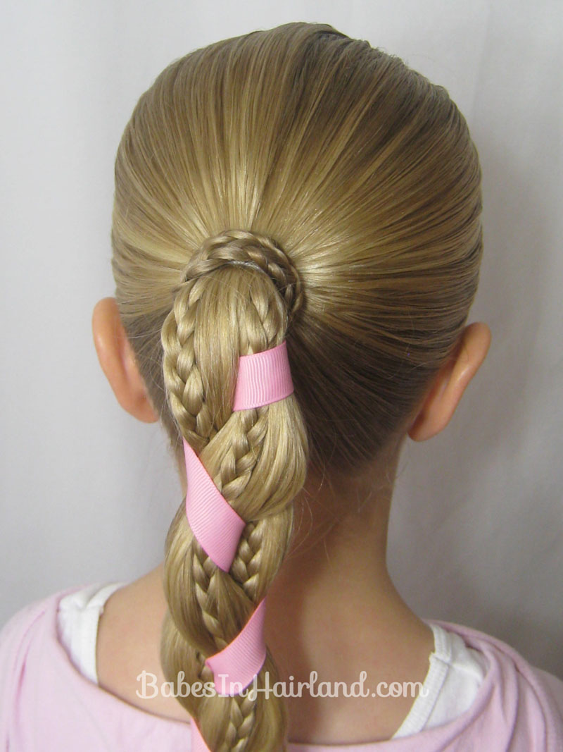 Braids and Ribbon Hairstyle - Babes In Hairland