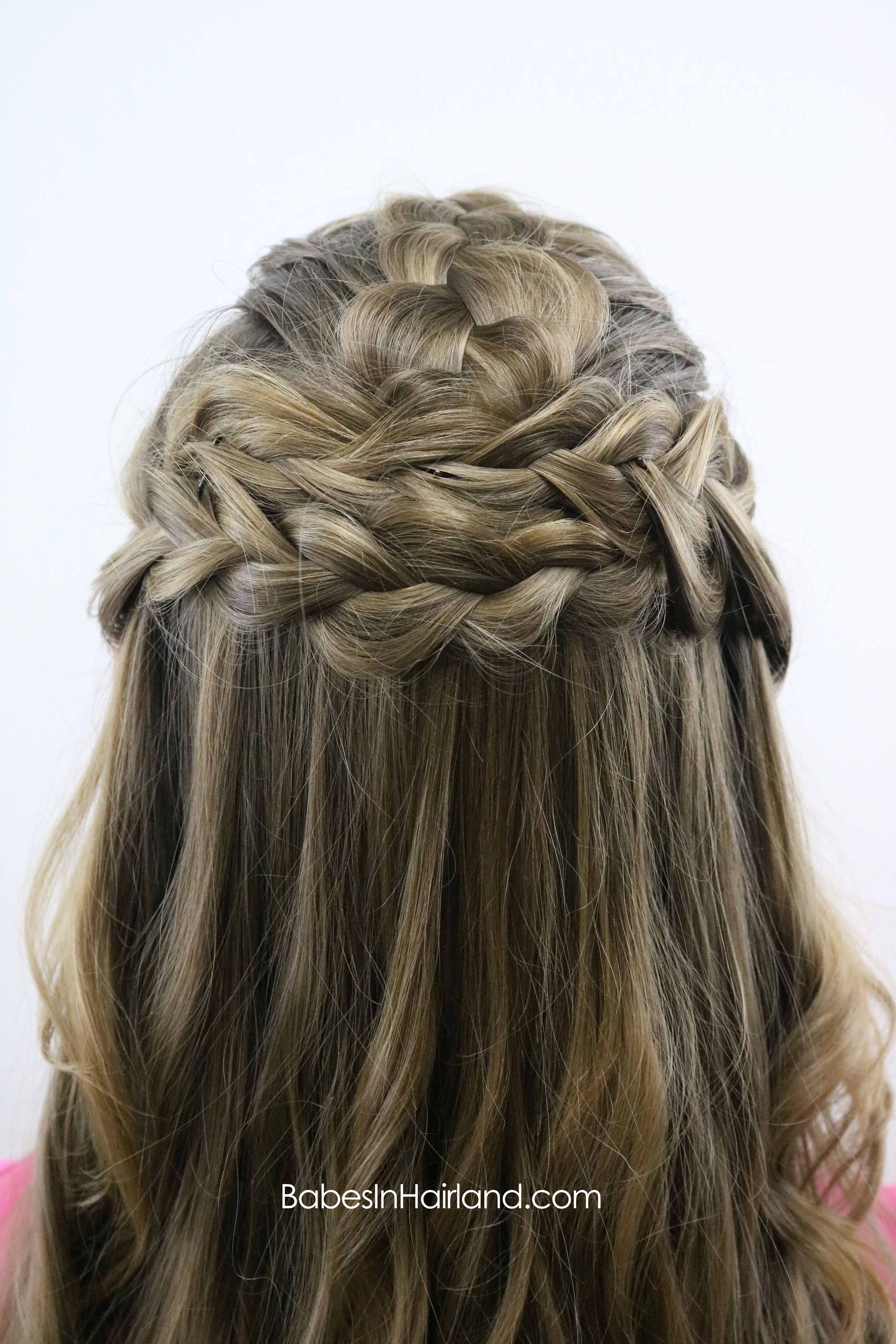 Half Up Braided Style - Babes In Hairland