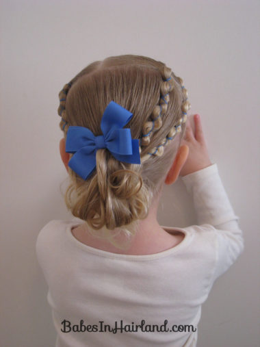 Rubber Band Wraps and Messy Bun (4)