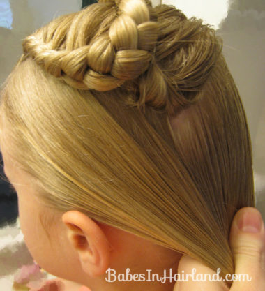 Lauren Conrad Inspired - Half French Braid Wrapped Ponytail (10)