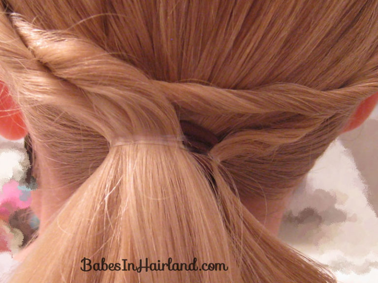 Criss Cross Twists into a Bun - Babes In Hairland