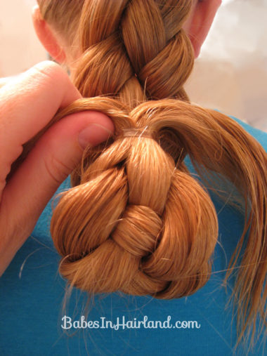 Rolled Up 4 Strand Braid Bun (3)