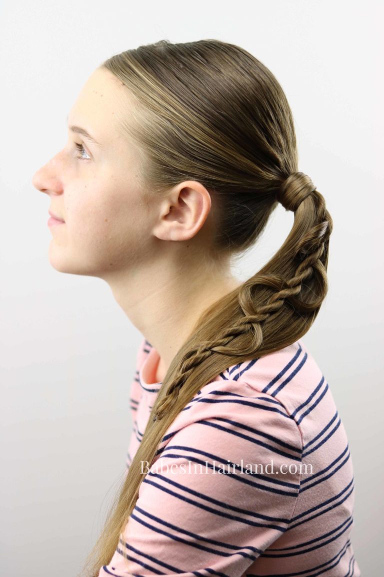 Weaving Twist and Ponytail - A Great Hairstyle to Dress Up Your Ponytail