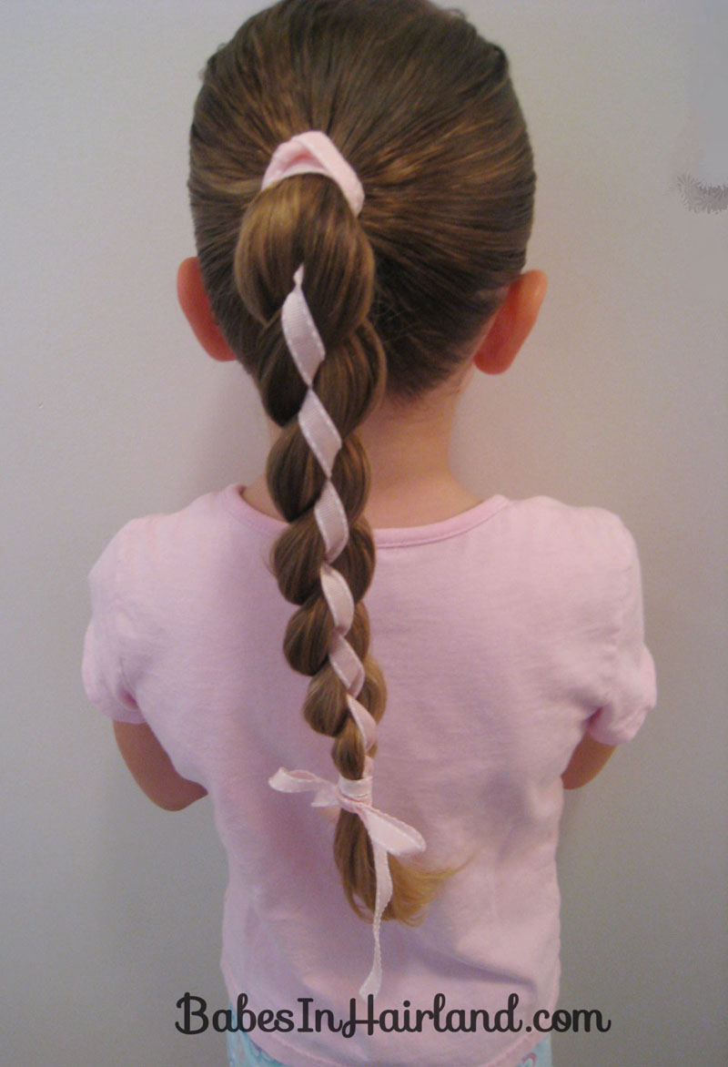 Braids and Ribbon Hairstyle - Babes In Hairland