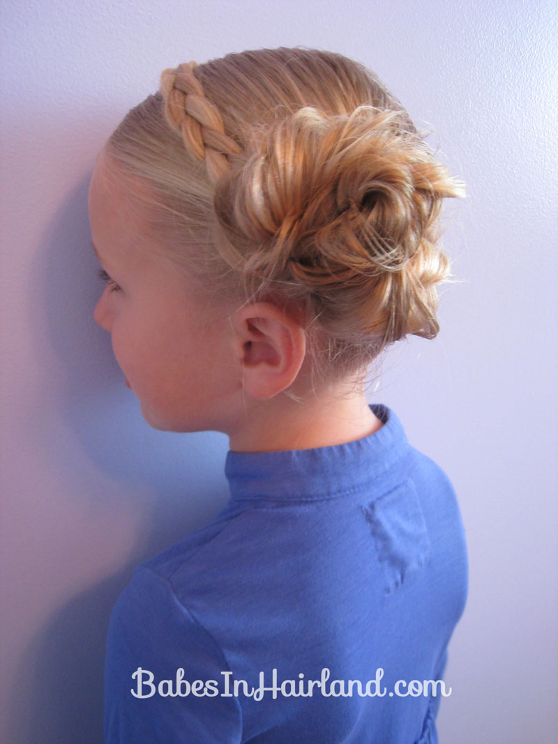 Braided Headband & Messy Buns - Babes In Hairland