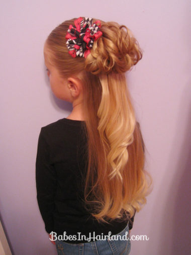 Half Up Messy Buns