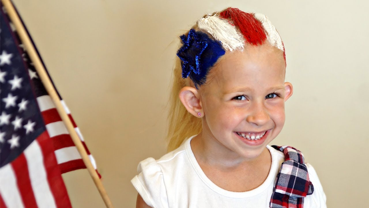Firecracker Hair Ties: Easy DIY Patriotic Hair Bows - The Chirping Moms