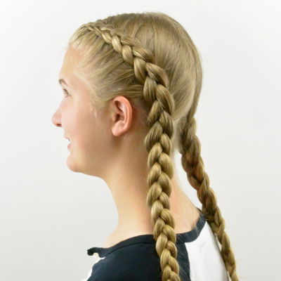 How to: Tight Dutch Braids on Yourself