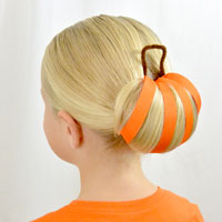 Pumpkin Bun | Halloween Hairstyle