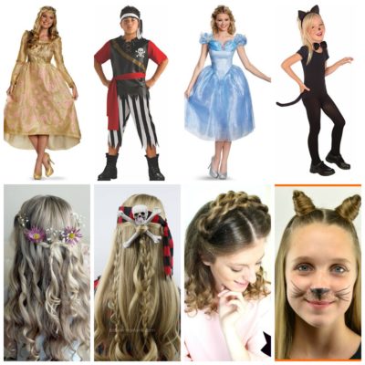 Halloween Costumes (under $10) & Hairstyles