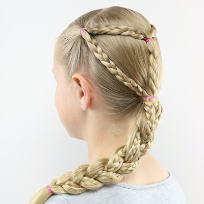 Summer and Sports Braided Hairstyle