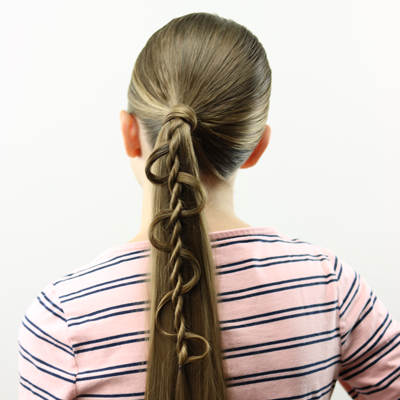 Weaving Twist and Ponytail