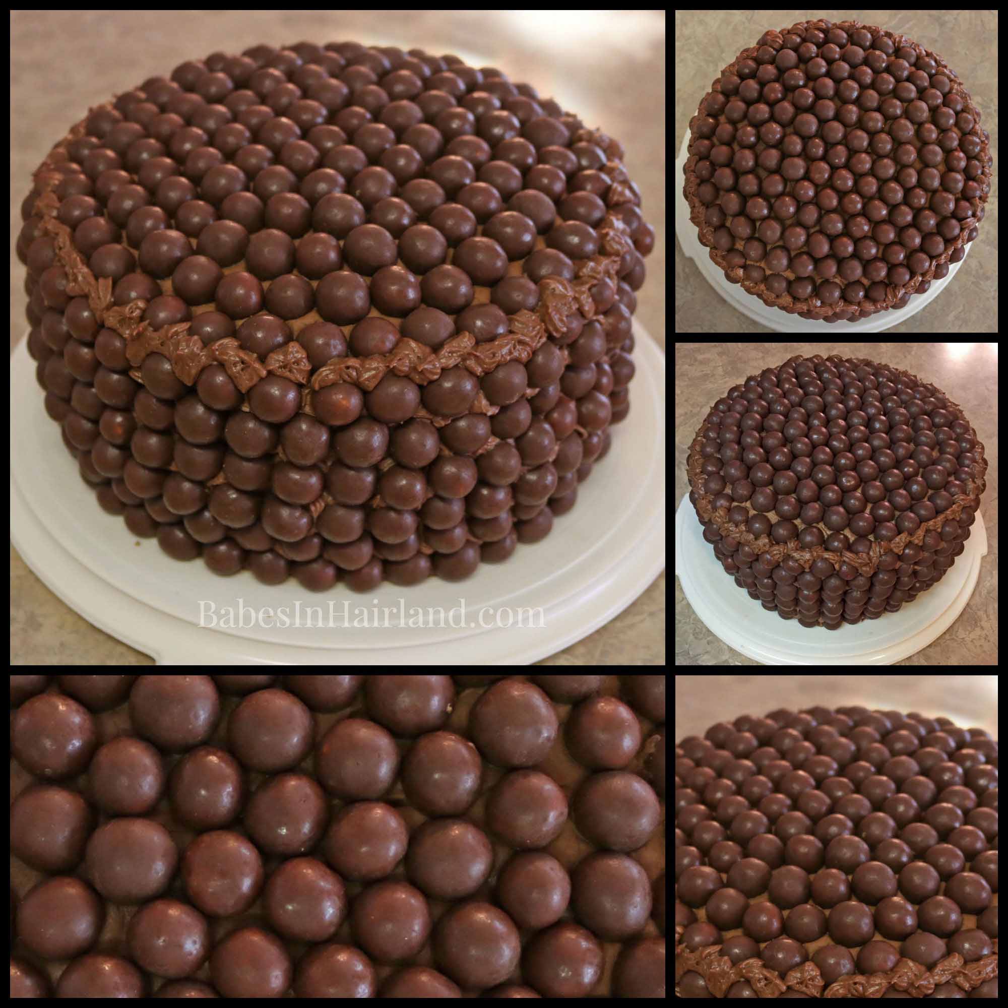 If you love chocolate and malt candy, this chocolate Whopper Cake will  please your tastebuds! , birthday cake, cake  decorating