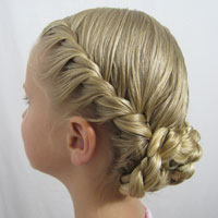 French Twisted Updo