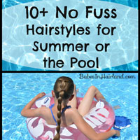 10+ No Fuss Hairstyles for Summer or the Pool