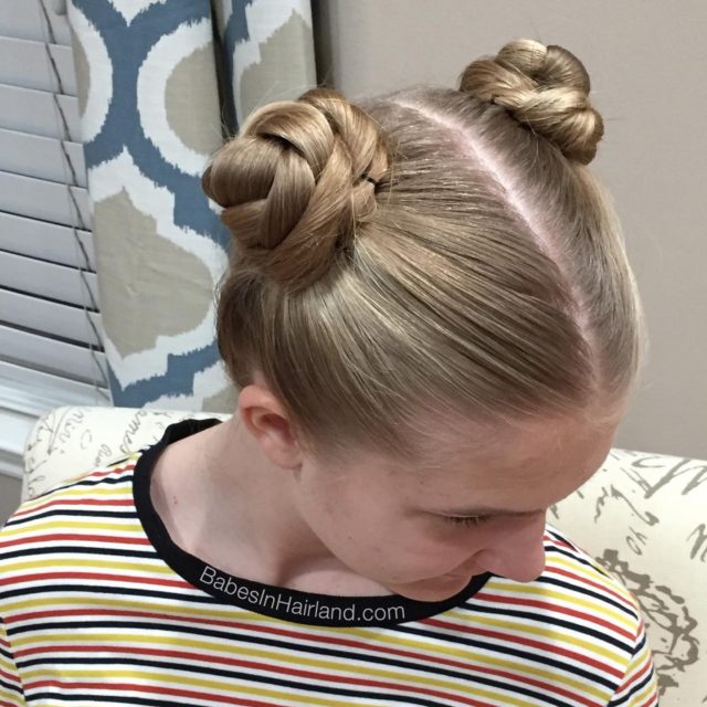 Braided buns for a tiny tot💓 ————————————————————— Book your PIBS